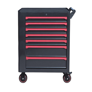 Tùy chỉnh bằng gỗ hàng đầu nhà để xe lưu trữ Bàn làm việc 12 ngăn kéo hộp công cụ di động hội thảo lưu trữ tủ kim loại công cụ ngực với bánh xe - Product Image 3