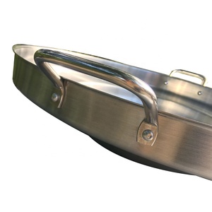 Wok Mexicano Cóncavo o Convexo de Acero Inoxidable de Alta Resistencia, Comals para Tacos CUSSFP-0154/0254 CDSSFP-0040/0057 Inoxi - Product Image 5
