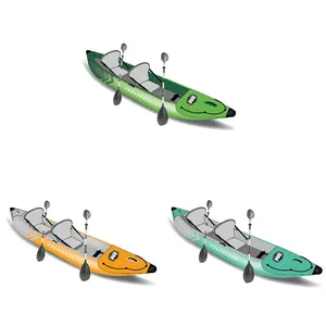 Dropstitch damla dikiş dikiş şişme Kayaks kayık balıkçı teknesi damla dikiş Gonflabl 2 kişi kano balıkçılık kayık Inflables