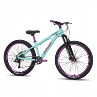 Vélo de montagne Dirt Jump en aluminium de 26 pouces, 8 vitesses, VTT unisexe pour hommes et femmes, pour la conduite hors route et le Dirt Jump