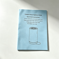 Brochure imprimée en couleur personnalisée avec reliure piquée à cheval, impression de livrets explicatifs clairs pour guide de démarrage rapide des appareils électroménagers
