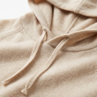 Ensemble de pulls en cachemire fin personnalisé pour hommes – Sweat à capuche en laine tricoté décontracté, couleur unie, collection Printemps, ODM – Meilleures ventes