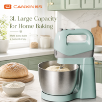 Robot culinaire multifonction 3-en-1 CANXIN pour pâtisserie, batteur sur socle pour pâte, café, œufs et mélangeur de gâteaux