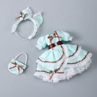 Nouvelle tenue de 30 cm pour poupée Ob24, vêtements en peluche doux pour poupée, décoration mignonne et adorable, vente en gros
