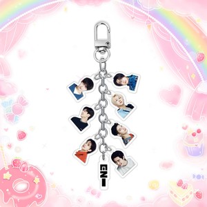 Porte-clés à chaîne de téléphone portable <span class=keywords><strong>en</strong></span> acrylique imprimé double face personnalisable (1 pièce) Kpop Enhypen - Product Image 2