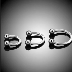 Titanium Horseshoe <b>Ring</b> F136 16G For Nose <b>Lip</b> Ear Cartilage Piercing Jewelry Unisex Body Jewelry - Product Image 3