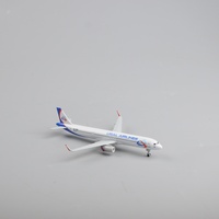 Joli modèle d'avion en résine Ural Airlines 20 cm A321, cadeau de Noël