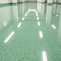 Peinture époxy autolissante colorée haute performance pour sols en béton – Revêtement de sol en résine pour la vente en gros