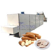 Automatische Gaasbanddroger Cassave Residu Droger Cassave Bloem Cassave Garri Droogmachine