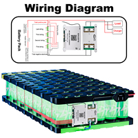 JK BMS B2A8S20P-HC Smart BMS V19 4S~8S BT RS485 HEAT CAN 2A Arus 200A Penyeimbang Aktif untuk Baterai Li-ion LiFePo4 Lto BMS