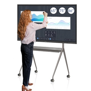 Tableau interactif GAOKEview 55 65 75 86 98 pouces 4K tout-en-un, écran tactile, ordinateur, panneau plat interactif sans projecteur - Product Image 3
