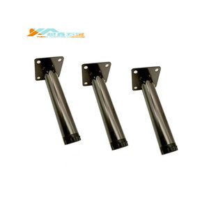 Patas de soporte centrales ajustables para sofá, mueble de TV, mesa de centro, patas de metal doradas y negras - Product Image 5