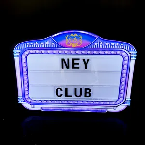 Hot Sell Customized Logo Display led bottle service presenter Birthday message board bottle presenter for night club