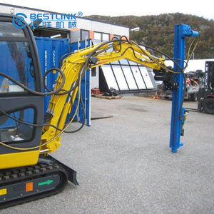 ไฮดรอลิกติดตั้งเจาะหินมินิสิ่งที่แนบมาสว่านบนรถขุดแท่นขุดเจาะ - Product Image 3
