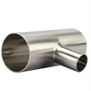Manufacturer's Price Sanitary Stainless Steel Custom Welding Reducing Tee And Reducer Tube Connector Fitting