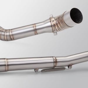 NS200 <span class=keywords><strong>NS</strong></span> <span class=keywords><strong>200</strong></span> pour BajajPuls NS200 51mm Système d'échappement complet pour moto, tuyau de liaison intermédiaire, coude de course pour moto - Product Image 6