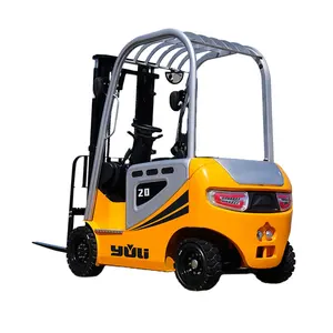 Compact Warehouse Operations 2 Ton 2000Kg 3 Meters Duplex Mast Solid Tire Capacity CE Certified Electric Forklift Warehouse