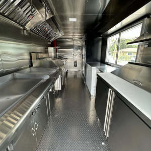Remorque alimentaire mobile à double essieu, remorque de restauration entièrement équipée, remorque de cuisine pour les affaires de restauration rapide, de burgers et de barbecue - Product Image 6