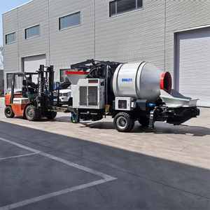 L-270 Portable Trailer Mounted diesel Electric <strong>Mini</strong> Concrete <strong>Cement</strong> <strong>Mixers</strong> with Pumps Machines Concrete Pump <strong>Mixer</strong> - Product Image 5