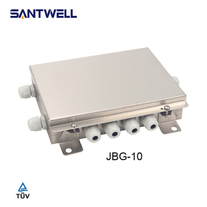 Boîtier de jonction industriel électrique en acier inoxydable <span class=keywords><strong>JBG</strong></span> 4/6/8/10/12, étanche à l'eau et à la poussière, avec réglage de tension et sortie analogique - Product Image 1