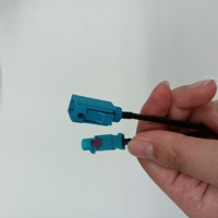 Adaptateur de câblage de caméra OEM pour voiture, connecteur FAKRA mâle/femelle, double RCA mâle, câble de rétrofit pour véhicule de 30 cm