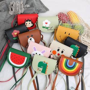 Tas Selempang Kecil Anak-anak Cantik Tas Tangan Dompet Koin Mini Kulit PU Tas Dompet untuk Anak Perempuan - Product Image 1