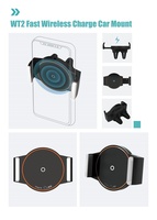 Support de montage de voiture pour évent flexible Support de téléphone pour véhicules rotatif à 360 degrés