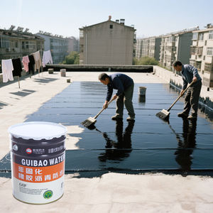 Revêtement d'étanchéité noir en bitume liquide caoutchouté non durcissant pour toitures en béton, format bulles, pour carrelage extérieur et salle de bain - Product Image 5