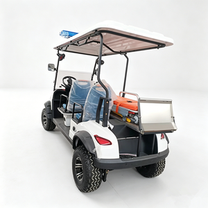 Carrito de Golf Eléctrico de Emergencia Médica de 2 Plazas con Camilla para Pacientes - Product Image 2
