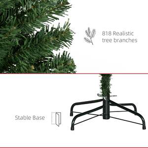 DB Venta caliente 7ft Lápiz Árbol de Navidad Sin iluminación Artificial Douglas Fir Árbol de Navidad con ramas realistas - Product Image 3