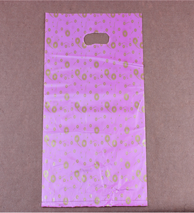 Bolsas de Plástico con Asas Troqueladas de LDPE Coloridas Personalizadas HC / Bolsas de Plástico Troqueladas - Product Image 3
