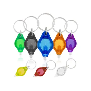 Best Promotional Gift led keyring light Portable 395nm UV Led Keychain Mini UV Light