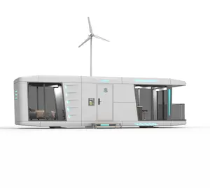 Nuovo piano di ballerino marino energia eolica energia eolica prefabbricata casa capsula per casa Resort Hotel minuscola casa
