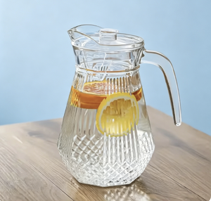 <span class=keywords><strong>En</strong></span> gros, Ensemble de pichets et de carafes <span class=keywords><strong>en</strong></span> <span class=keywords><strong>verre</strong></span> pour <span class=keywords><strong>eau</strong></span> froide et thé, avec tasses, pour la maison, les fêtes, les hôtels et les restaurants - Product Image 2