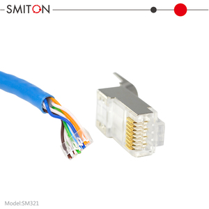 Cable de Red Ethernet FTP 8Pin 8P8C Modular <span class=keywords><strong>Cat</strong></span> <span class=keywords><strong>7</strong></span> <span class=keywords><strong>RJ</strong></span> <span class=keywords><strong>45</strong></span> Conector - Product Image 1