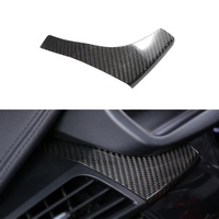 7 Uds. Kits de salpicadero de embellecedores interiores de fibra de carbono seco Real para BMW X6 F16 2015-2019 paneles de cubierta de consola central