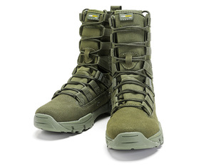 <span class=keywords><strong>Botas</strong></span> tácticas de tobillo alto para entrenamiento al aire libre con suela de goma para seguridad táctica - Product Image 2