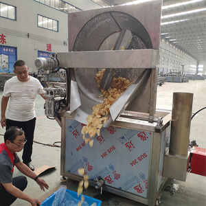 Machine à frire automatique pour snacks industriels <span class=keywords><strong>Friteuse</strong></span> par lots chips de banane plantain arachides oignons frits - Product Image 6