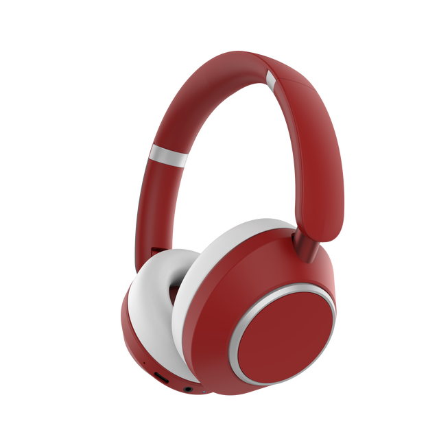 BT Wireless Over-Ear Headphones JL Foldable Lightweight ANC Stereo Headset 15-20h Battery for Travel Work Laptop Cellphone