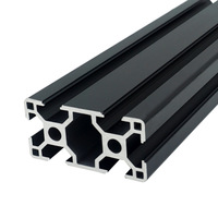 Profils en aluminium à fente en T 4080 pour machine de convoyage, extrusion directe d'usine