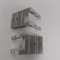 Support d'angle en L ultra-fin en alliage d'aluminium 6063-T5 durable, usiné CNC sur mesure, design moderne Tengshuo, pour fenêtre et porte
