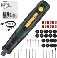 2021 GOLDMOON Offre Spéciale 3.7v sans fil mini Outil Rotatif die grinder set