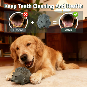 Kirpi şekli zenginleştirme köpek çiğneme oyuncakları köpek Pet gıcırtılı oyuncaklar - Product Image 5