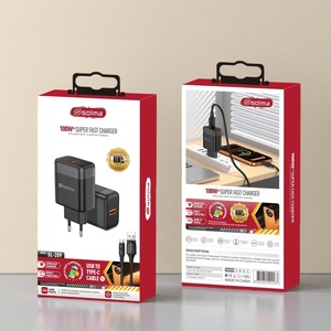 Cargador Rápido PD de 100W <span class=keywords><strong>Solma</strong></span>, Producto en Tendencia 2026, Cargador de Pared USB-A con Cable Tipo C para Teléfonos Móviles Samsung, Xiaomi, iPhone - Product Image 6