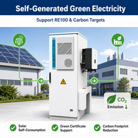 Solusi Sistem Penyimpanan Energi Surya C&I 50kW 100kWp 112.5kWh Sistem Baterai yang Dapat Diskalakan dengan Inverter Hibrida Kabinet Baterai Berpendingin Udara