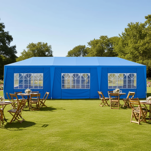 เต็นท์งานเลี้ยงกลางแจ้ง DB ขนาด 10x30 ฟุต กันน้ำ โครงอะลูมิเนียม ผ้าโพลีเอสเตอร์ สำหรับงานแต่งงาน - Product Image 2