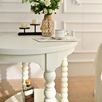 Table basse latérale INNOVA, style européen moderne nordique, en bois blanc durable, décorative, facile à assembler, pour le salon