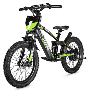 TESORO-Vélo tout-terrain électrique Lianmei de 18 pouces, 20 pouces, 350W, 500W, 750W, sans pédale, pour enfants - Product Image 1