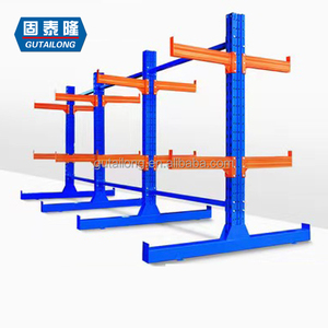 Sistema de Estanterías de Almacén de Acero Resistente con Protección Contra la Corrosión, Estantería <span class=keywords><strong>Cantilever</strong></span> con Recubrimiento Electrostático en Polvo - Product Image 1