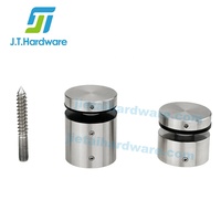 C RL SRS Système de garde-corps de balustrade en verre 316 en acier inoxydable à entretoise robuste Base et capuchon supportés par point